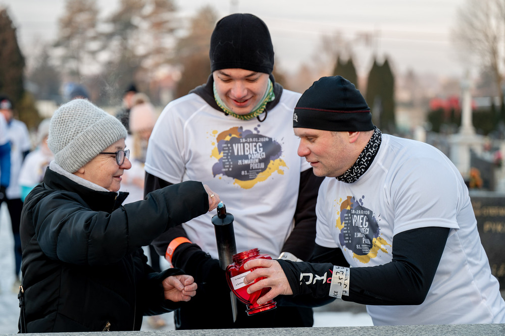 VII Bieg Pamięci ze Światłem Pokoju. 18 stycznia 2026. Fot.: IPN Krzysztof Łojko