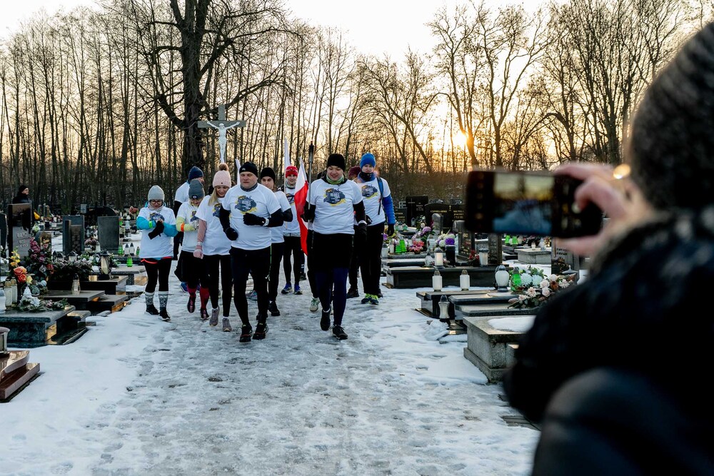 VII Bieg Pamięci ze Światłem Pokoju. 18 stycznia 2026. Fot.: IPN Krzysztof Łojko