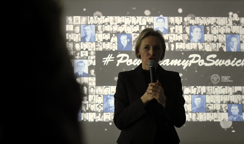 Spotkanie w ramach projektu edukacyjnego „Łączka i inne miejsca poszukiwań". Fot. Adam Kondracki/IPN