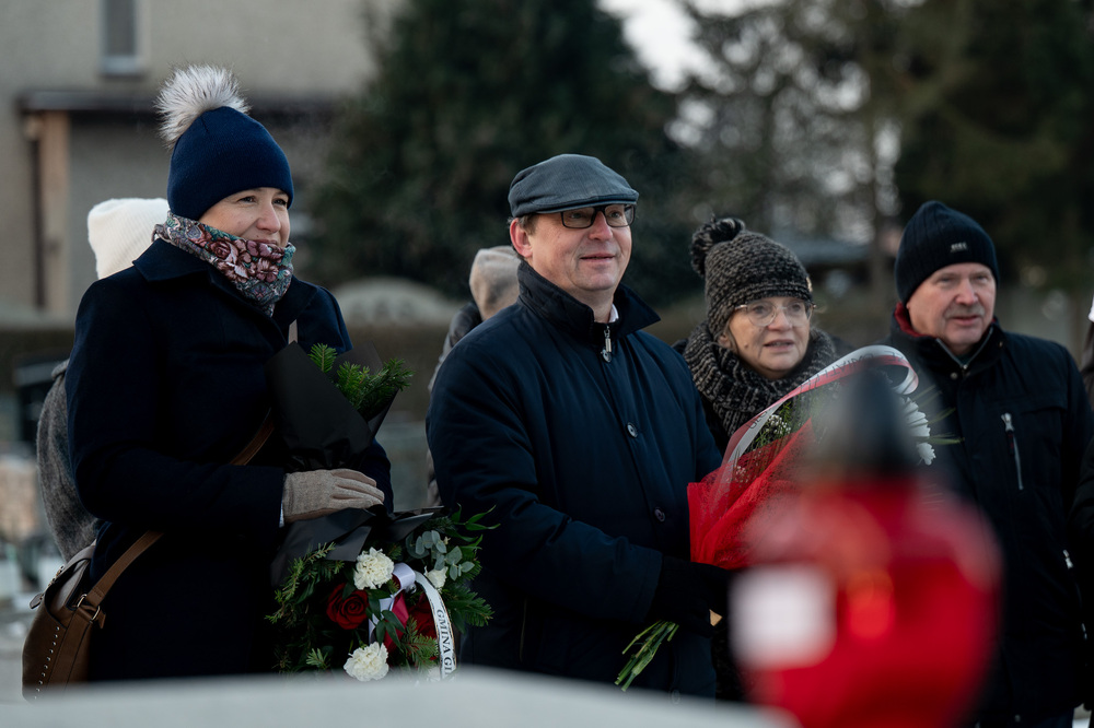 Uroczystości upamiętniające ofiary Marszu Śmierci. Inauguracja VII Biegu Pamięci ze Światłem Pokoju. 18 stycznia 2026. Fot.: IPN Krysztof Łojko