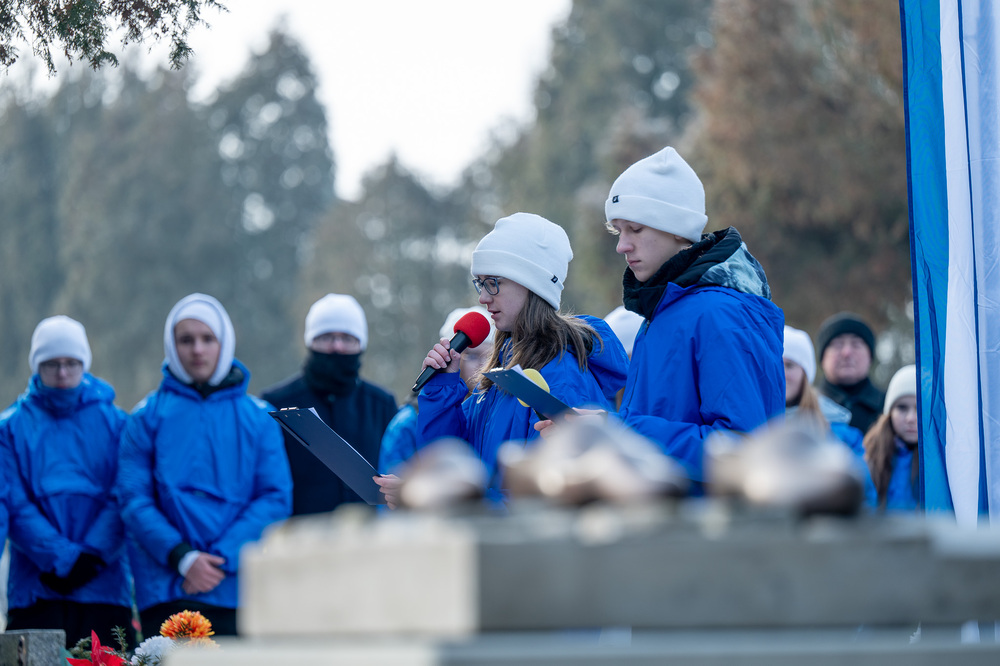 Uroczystości upamiętniające ofiary Marszu Śmierci. Inauguracja VII Biegu Pamięci ze Światłem Pokoju. 18 stycznia 2026. Fot.: IPN Krysztof Łojko