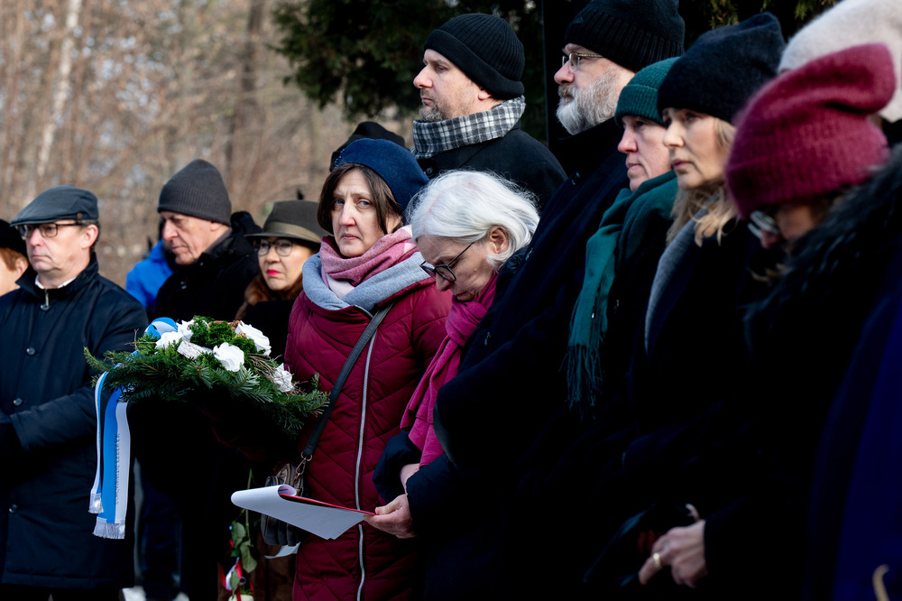 Uroczystości upamiętniające ofiary Marszu Śmierci. Inauguracja VII Biegu Pamięci ze Światłem Pokoju. 18 stycznia 2026. Fot.: IPN Krysztof Łojko