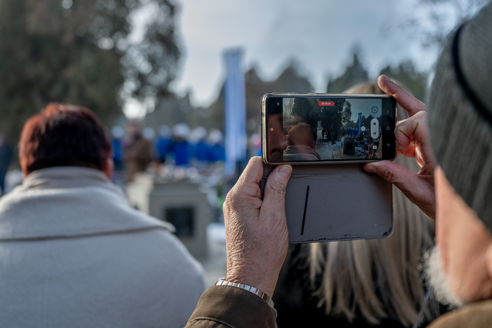 Uroczystości upamiętniające ofiary Marszu Śmierci. Inauguracja VII Biegu Pamięci ze Światłem Pokoju. 18 stycznia 2026. Fot.: IPN Krysztof Łojko