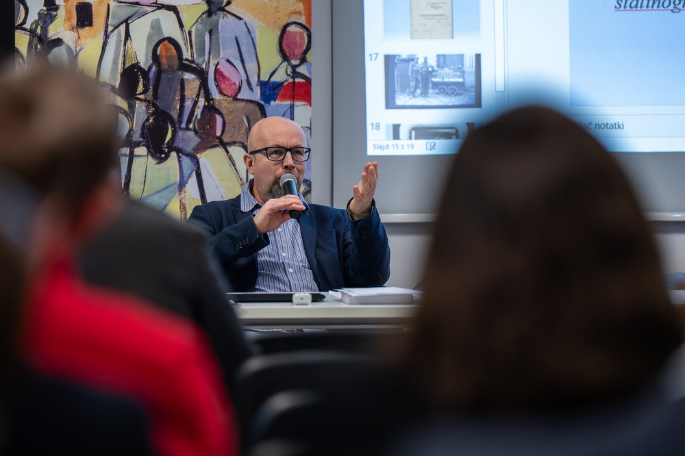 rugie spotkanie w ramach cyklu szkoleń „Czas przełomów – Górny Śląsk w XX wieku”. Fot.: IPN Krzysztof Łojko