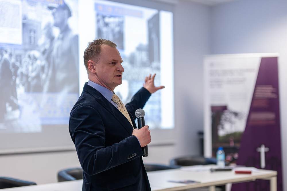 rugie spotkanie w ramach cyklu szkoleń „Czas przełomów – Górny Śląsk w XX wieku”. Fot.: IPN Krzysztof Łojko