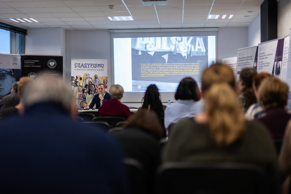 rugie spotkanie w ramach cyklu szkoleń „Czas przełomów – Górny Śląsk w XX wieku”. Fot.: IPN Krzysztof Łojko