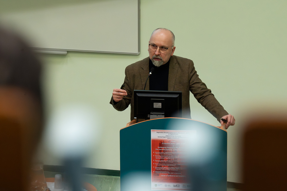 Konferencja „Pod czerwoną gwiazdą – Górny Śląsk w 1945 roku” w Częstochowie. Fot.: IPN Krzysztof Łojko