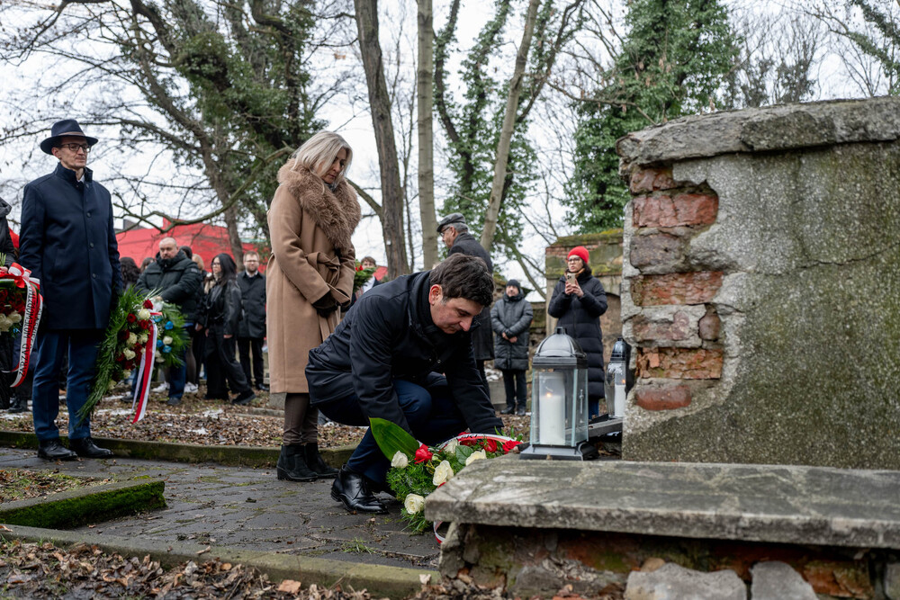 Międzynarodowy Dzień Pamięci o Ofiarach Holokaustu – Katowice, 27 stycznia 2026. Fot.: IPN Krzysztof Łojko