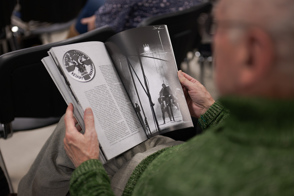 Andrzej Rozpłochowski bohaterem drugiego spotkania w ramach cyklu 45 lat „Solidarności" Śląsko-Dąbrowskiej – ludzie i struktury. Fot.: IPN Krzysztof Łojko