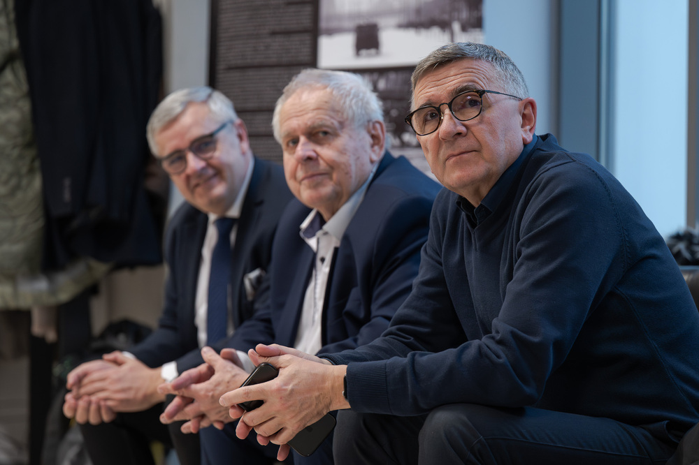 Andrzej Rozpłochowski bohaterem drugiego spotkania w ramach cyklu 45 lat „Solidarności" Śląsko-Dąbrowskiej – ludzie i struktury. Fot.: IPN Krzysztof Łojko