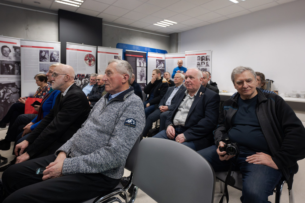 Andrzej Rozpłochowski bohaterem drugiego spotkania w ramach cyklu 45 lat „Solidarności" Śląsko-Dąbrowskiej – ludzie i struktury. Fot.: IPN Krzysztof Łojko