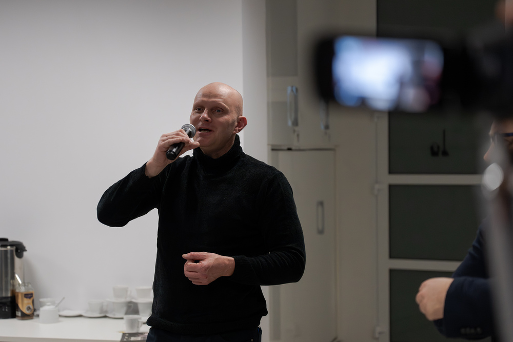 Andrzej Rozpłochowski bohaterem drugiego spotkania w ramach cyklu 45 lat „Solidarności" Śląsko-Dąbrowskiej – ludzie i struktury. Fot.: IPN Krzysztof Łojko