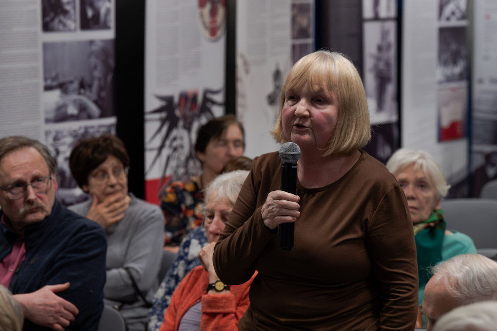 Andrzej Rozpłochowski bohaterem drugiego spotkania w ramach cyklu 45 lat „Solidarności" Śląsko-Dąbrowskiej – ludzie i struktury. Fot.: IPN Krzysztof Łojko