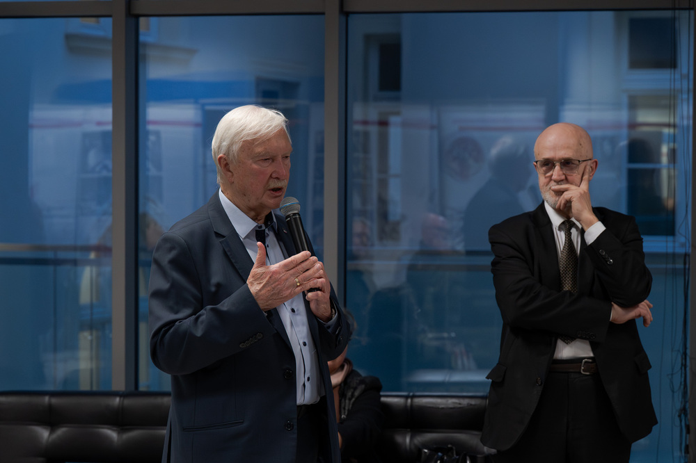 Andrzej Rozpłochowski bohaterem drugiego spotkania w ramach cyklu 45 lat „Solidarności" Śląsko-Dąbrowskiej – ludzie i struktury. Fot.: IPN Krzysztof Łojko