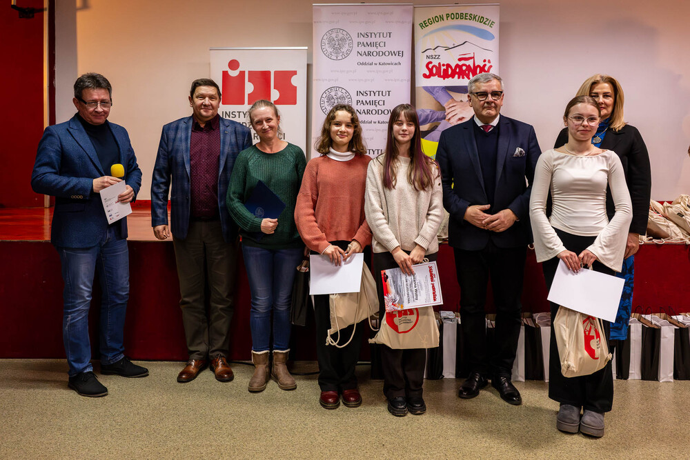 Finał XV Podbeskidzkiego Konkursu Historycznego „Solidarni” – Bielsko-Biała, 27 stycznia 2026. Fot.: IPN Krzysztof Łojko