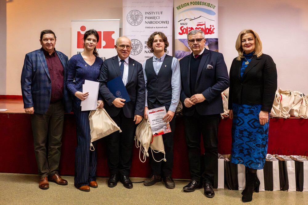 Finał XV Podbeskidzkiego Konkursu Historycznego „Solidarni” – Bielsko-Biała, 27 stycznia 2026. Fot.: IPN Krzysztof Łojko