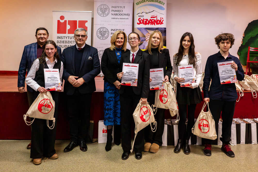 Finał XV Podbeskidzkiego Konkursu Historycznego „Solidarni” – Bielsko-Biała, 27 stycznia 2026. Fot.: IPN Krzysztof Łojko