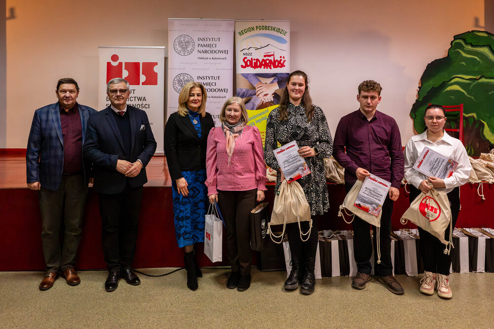 Finał XV Podbeskidzkiego Konkursu Historycznego „Solidarni” – Bielsko-Biała, 27 stycznia 2026. Fot.: IPN Krzysztof Łojko