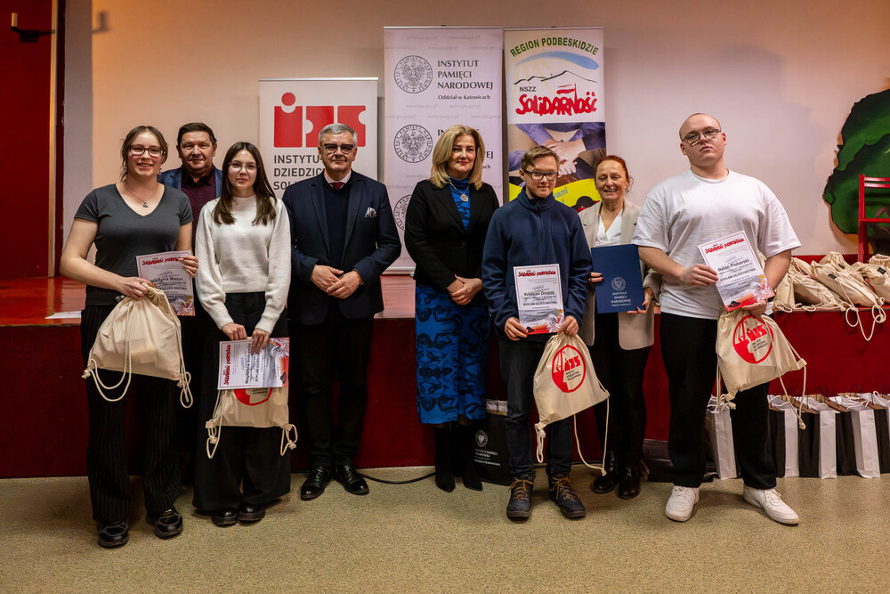 Finał XV Podbeskidzkiego Konkursu Historycznego „Solidarni” – Bielsko-Biała, 27 stycznia 2026. Fot.: IPN Krzysztof Łojko