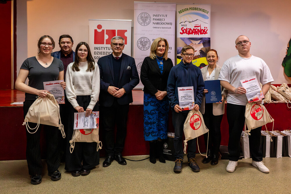 Finał XV Podbeskidzkiego Konkursu Historycznego „Solidarni” – Bielsko-Biała, 27 stycznia 2026. Fot.: IPN Krzysztof Łojko