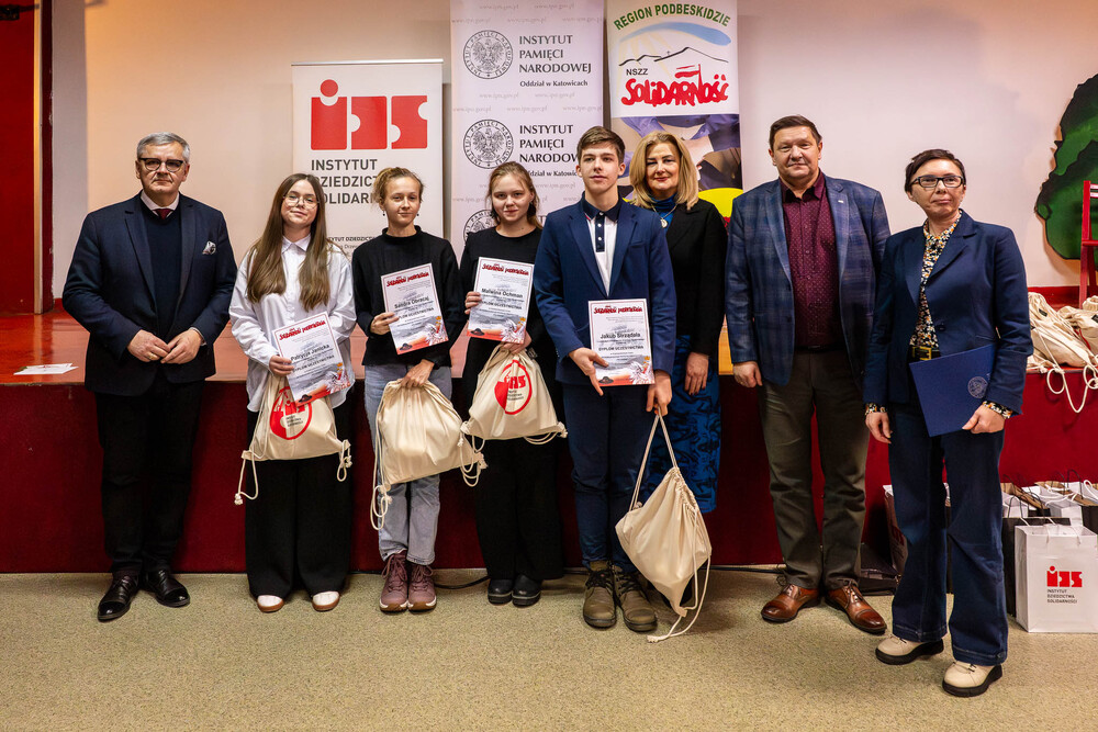 Finał XV Podbeskidzkiego Konkursu Historycznego „Solidarni” – Bielsko-Biała, 27 stycznia 2026. Fot.: IPN Krzysztof Łojko