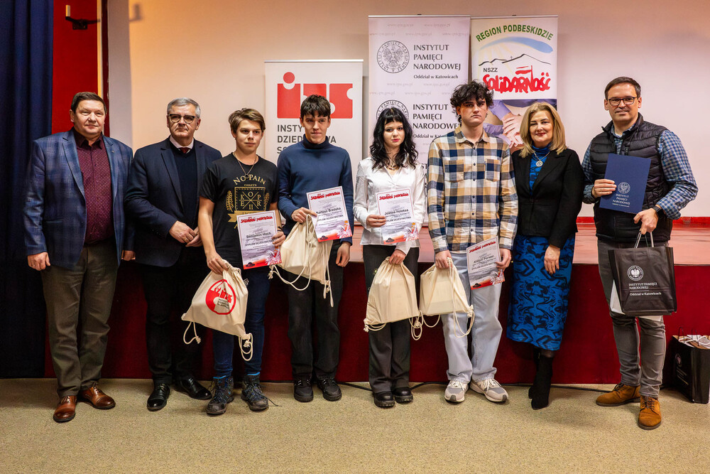 Finał XV Podbeskidzkiego Konkursu Historycznego „Solidarni” – Bielsko-Biała, 27 stycznia 2026. Fot.: IPN Krzysztof Łojko