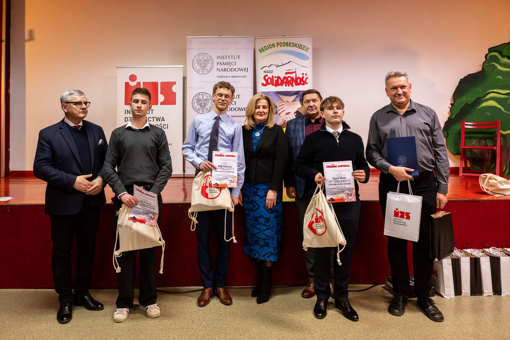 Finał XV Podbeskidzkiego Konkursu Historycznego „Solidarni” – Bielsko-Biała, 27 stycznia 2026. Fot.: IPN Krzysztof Łojko