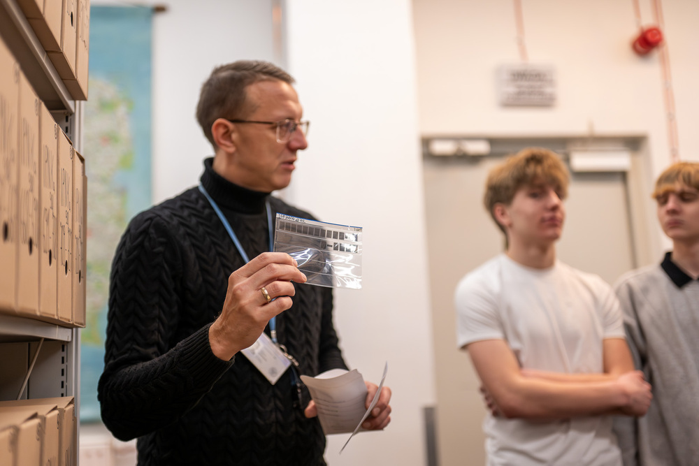 Zajęcia edukacyjne „Co kryją archiwa IPN?” – Katowice, 28 stycznia 2026. Fot.: IPN Krzysztof Łojko