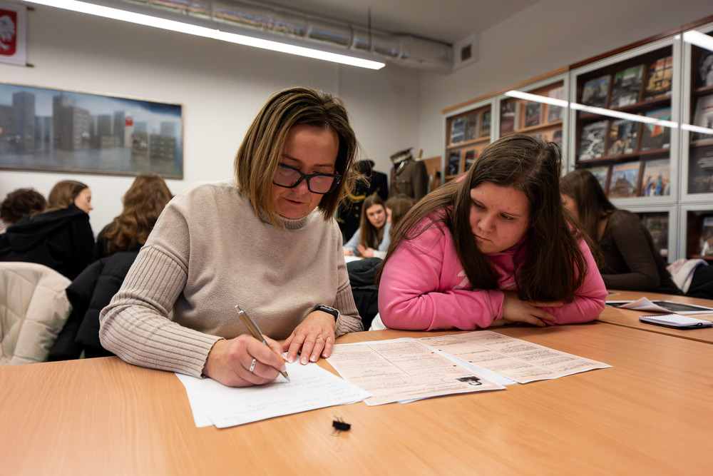 Zajęcia edukacyjne „Co kryją archiwa IPN?” – Katowice, 28 stycznia 2026. Fot.: IPN Krzysztof Łojko