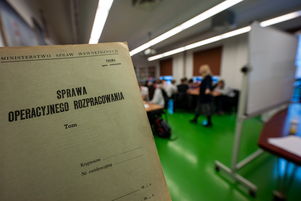 Zajęcia edukacyjne „Co kryją archiwa IPN?” – Katowice, 28 stycznia 2026. Fot.: IPN Krzysztof Łojko