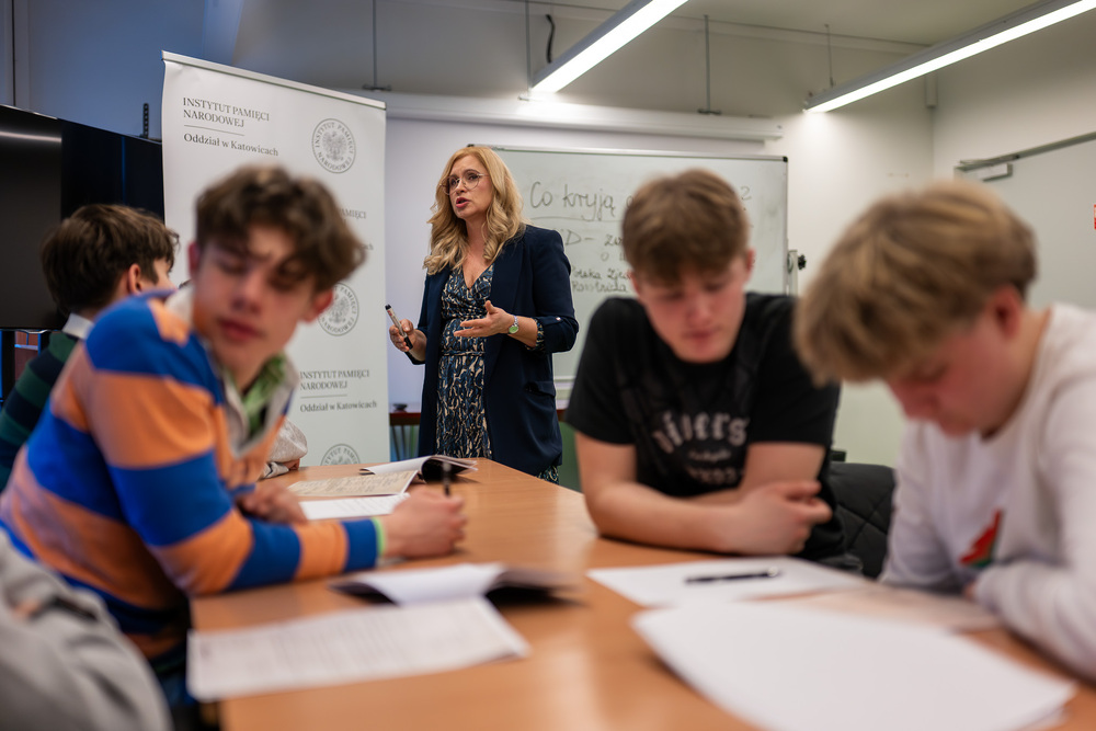 Zajęcia edukacyjne „Co kryją archiwa IPN?” – Katowice, 28 stycznia 2026. Fot.: IPN Krzysztof Łojko