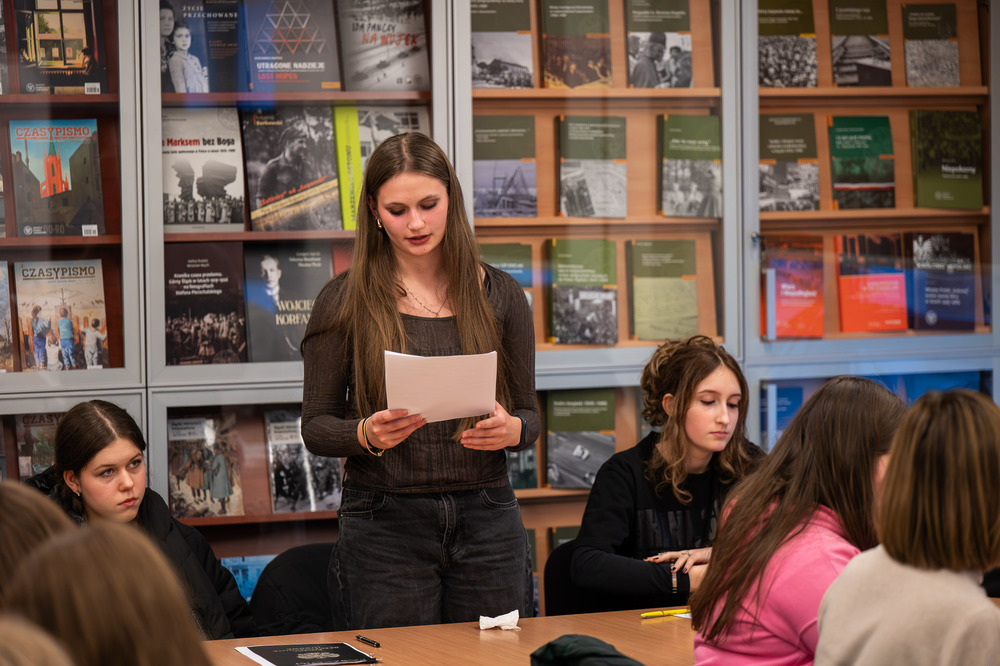 Zajęcia edukacyjne „Co kryją archiwa IPN?” – Katowice, 28 stycznia 2026. Fot.: IPN Krzysztof Łojko