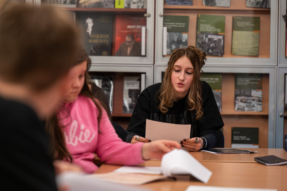 Zajęcia edukacyjne „Co kryją archiwa IPN?” – Katowice, 28 stycznia 2026. Fot.: IPN Krzysztof Łojko