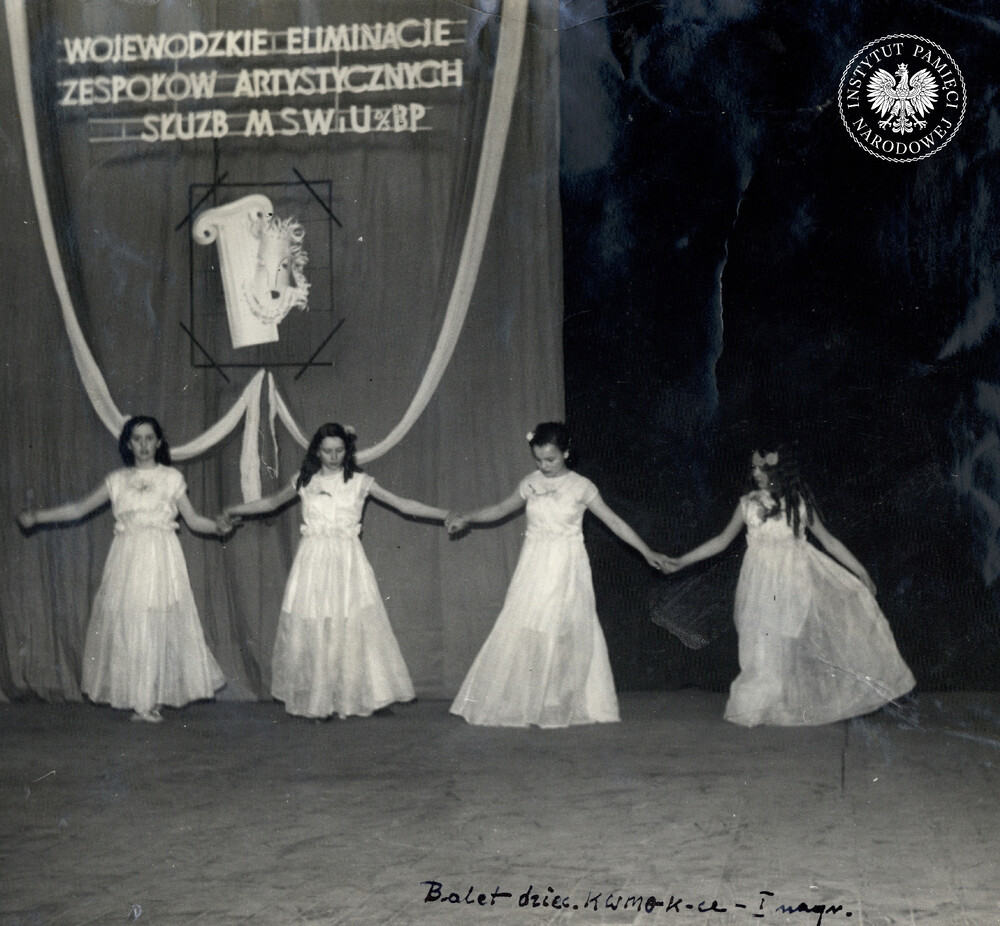 Wojewódzkie eliminacje zespołów artystycznych MSW i Urzędów ds. Bezpieczeństwa Publicznego, 1955 lub 1956 r. (IPN Ka 439/38)