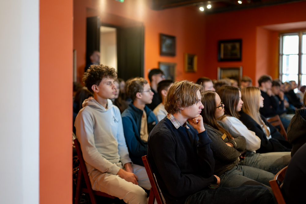 Wykład dla młodzieży „Tragedia Górnośląska 1945” – Tarnowskie Góry, 3 lutego 2026. Fot.: IPN Krzysztof Łojko