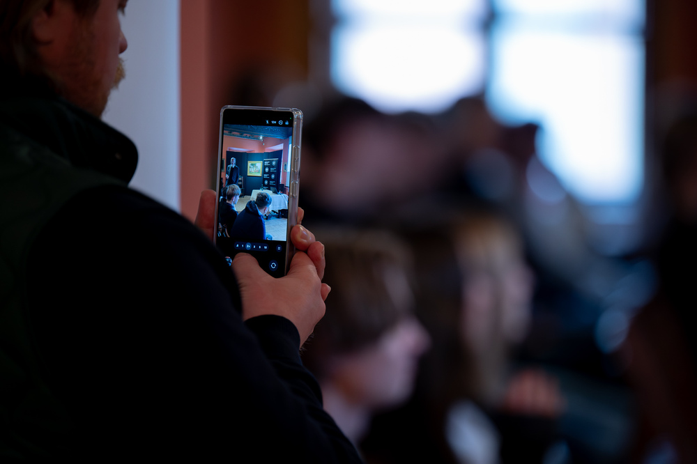 Wykład dla młodzieży „Tragedia Górnośląska 1945” – Tarnowskie Góry, 3 lutego 2026. Fot.: IPN Krzysztof Łojko