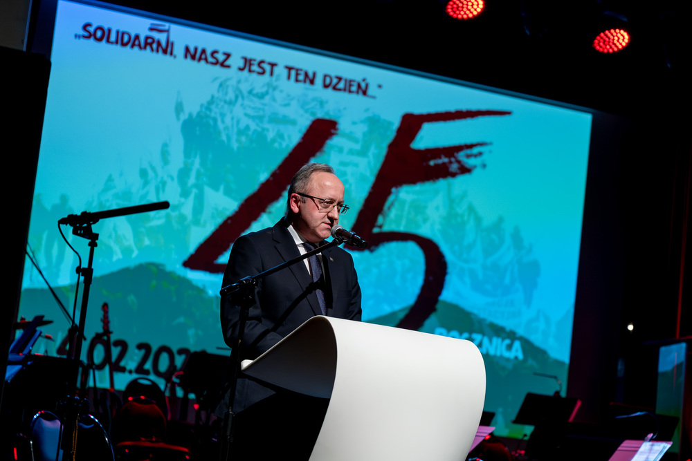 45. rocznica strajku generalnego na Podbeskidziu. „Solidarni, nasz jest ten dzień” – spotkanie Dam i Kawalerów Krzyża Wolności i Solidarności . Fot.: IPN Krzysztof Łojko