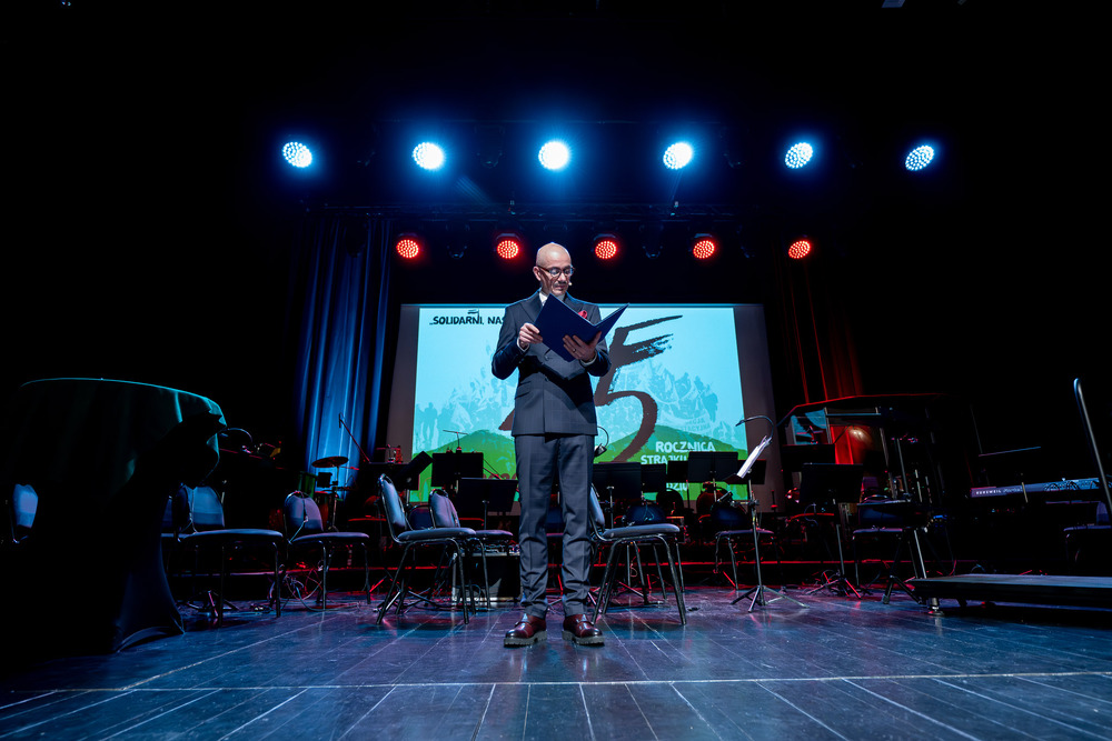 45. rocznica strajku generalnego na Podbeskidziu. „Solidarni, nasz jest ten dzień” – spotkanie Dam i Kawalerów Krzyża Wolności i Solidarności . Fot.: IPN Krzysztof Łojko