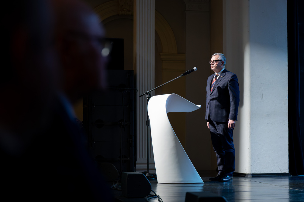 45. rocznica strajku generalnego na Podbeskidziu. „Solidarni, nasz jest ten dzień” – spotkanie Dam i Kawalerów Krzyża Wolności i Solidarności . Fot.: IPN Krzysztof Łojko