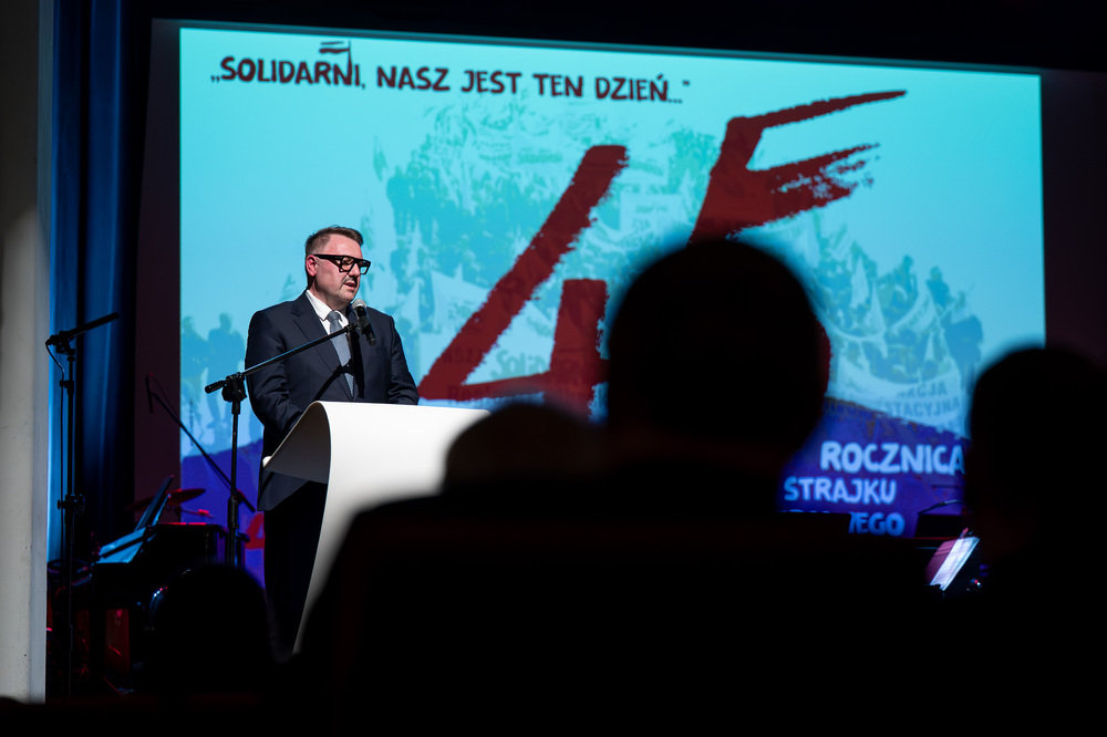 45. rocznica strajku generalnego na Podbeskidziu. „Solidarni, nasz jest ten dzień” – spotkanie Dam i Kawalerów Krzyża Wolności i Solidarności . Fot.: IPN Krzysztof Łojko