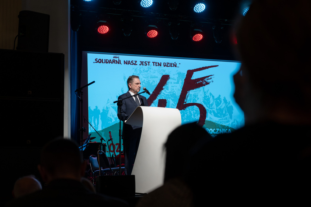 45. rocznica strajku generalnego na Podbeskidziu. „Solidarni, nasz jest ten dzień” – spotkanie Dam i Kawalerów Krzyża Wolności i Solidarności . Fot.: IPN Krzysztof Łojko