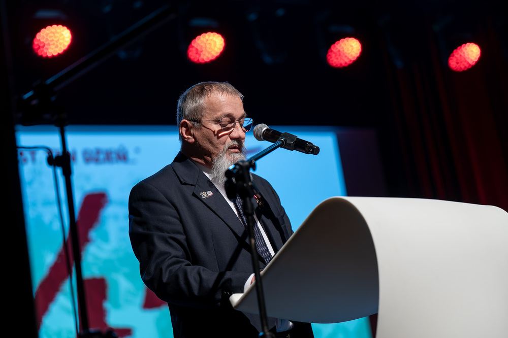 45. rocznica strajku generalnego na Podbeskidziu. „Solidarni, nasz jest ten dzień” – spotkanie Dam i Kawalerów Krzyża Wolności i Solidarności . Fot.: IPN Krzysztof Łojko