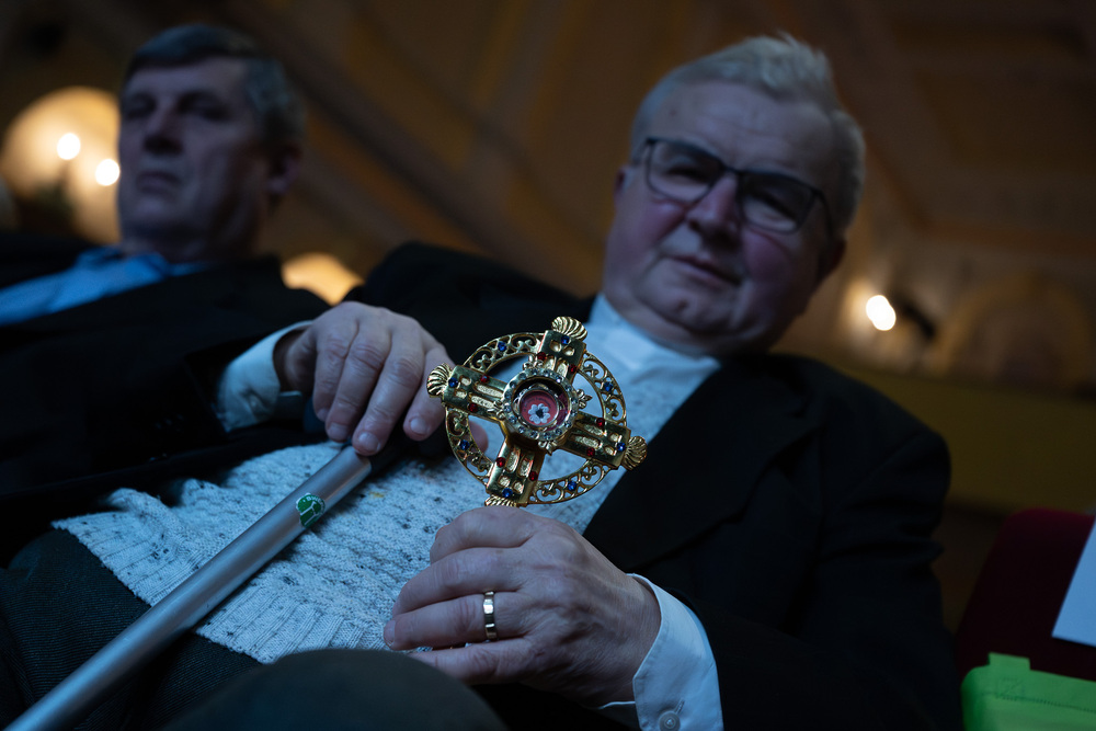 45. rocznica strajku generalnego na Podbeskidziu. „Solidarni, nasz jest ten dzień” – spotkanie Dam i Kawalerów Krzyża Wolności i Solidarności . Fot.: IPN Krzysztof Łojko