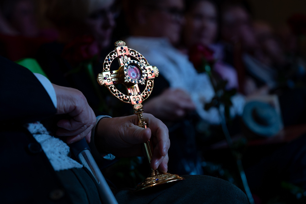 45. rocznica strajku generalnego na Podbeskidziu. „Solidarni, nasz jest ten dzień” – spotkanie Dam i Kawalerów Krzyża Wolności i Solidarności . Fot.: IPN Krzysztof Łojko