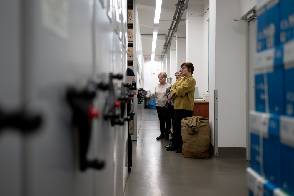 Zajęcia dla seniorów w Oddziałowym Archiwum IPN w Katowicach. Fot.: IPN Krzysztof Łojko