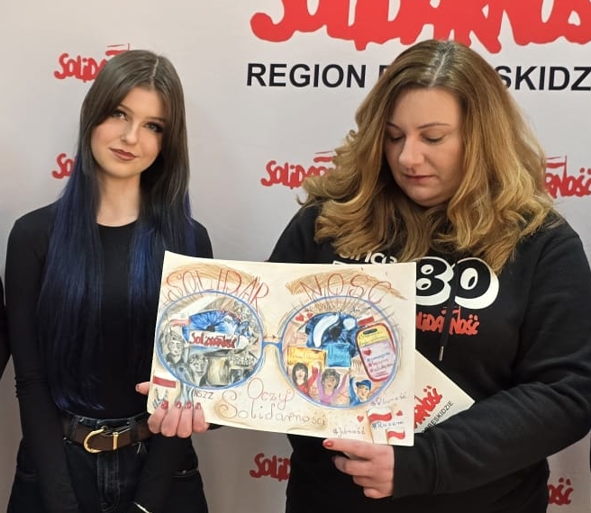 Podsumowanie V edycji Konkursu Plastycznego „Solidarność w oczach młodzieży”. Fot. Region Podbeskidzie NSZZ „Solidarność”