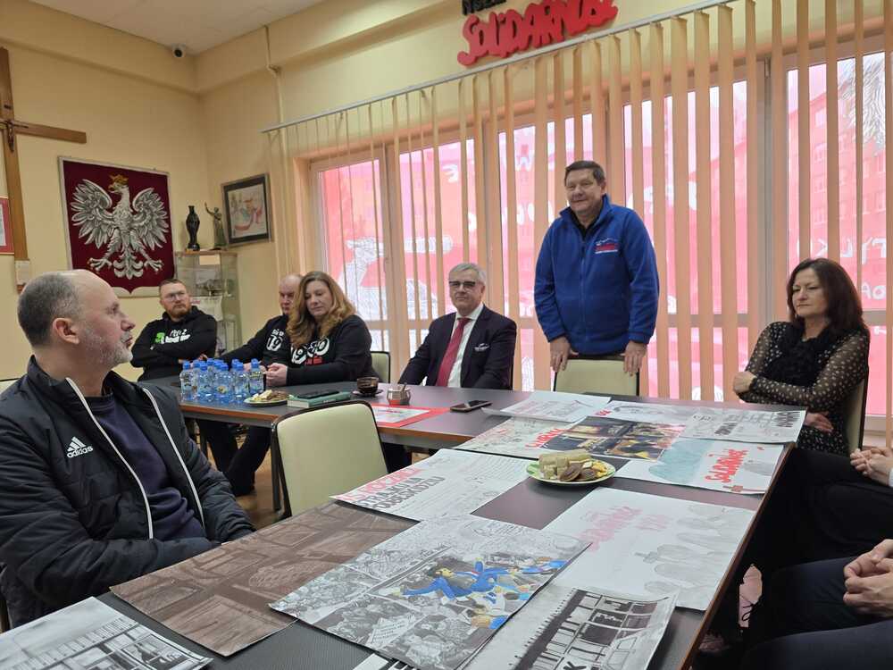 Podsumowanie V edycji Konkursu Plastycznego „Solidarność w oczach młodzieży”. Fot. Region Podbeskidzie NSZZ „Solidarność”