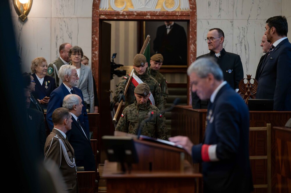 Druga część wojewódzkich obchodów Narodowego Dnia Pamięci Żołnierzy Armii Krajowej – Śląski Urząd Wojewódzki – Katowice, 13 lutego 2026. Fot.: IPN Krzysztof Łojko