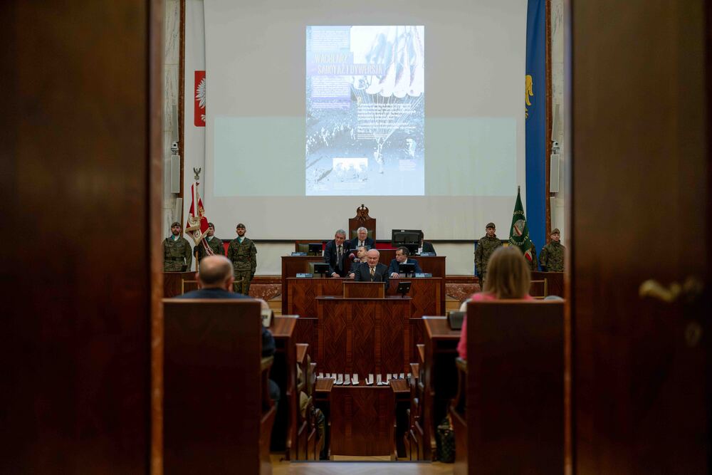 Druga część wojewódzkich obchodów Narodowego Dnia Pamięci Żołnierzy Armii Krajowej – Śląski Urząd Wojewódzki – Katowice, 13 lutego 2026. Fot.: IPN Krzysztof Łojko