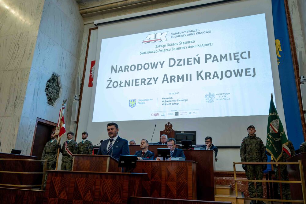 Druga część wojewódzkich obchodów Narodowego Dnia Pamięci Żołnierzy Armii Krajowej – Śląski Urząd Wojewódzki – Katowice, 13 lutego 2026. Fot.: IPN Krzysztof Łojko